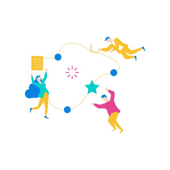 How B2B Webstore Works Visualization